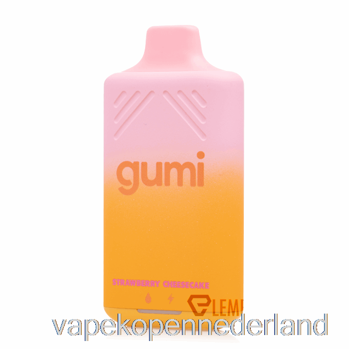 Elektronische Sigaret Vape Gumi Bar 8000 Wegwerp Aardbeiencheesecake